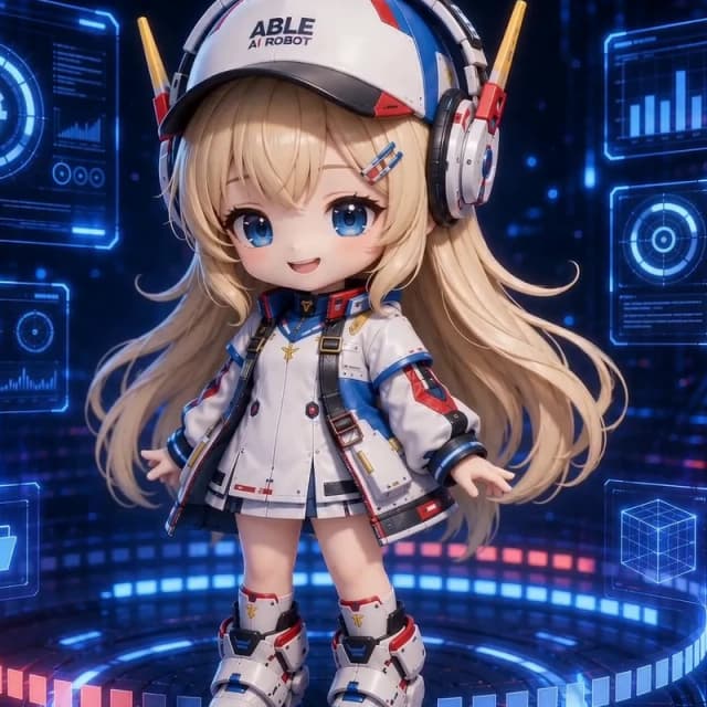 Able, the AbleMix AI mascot